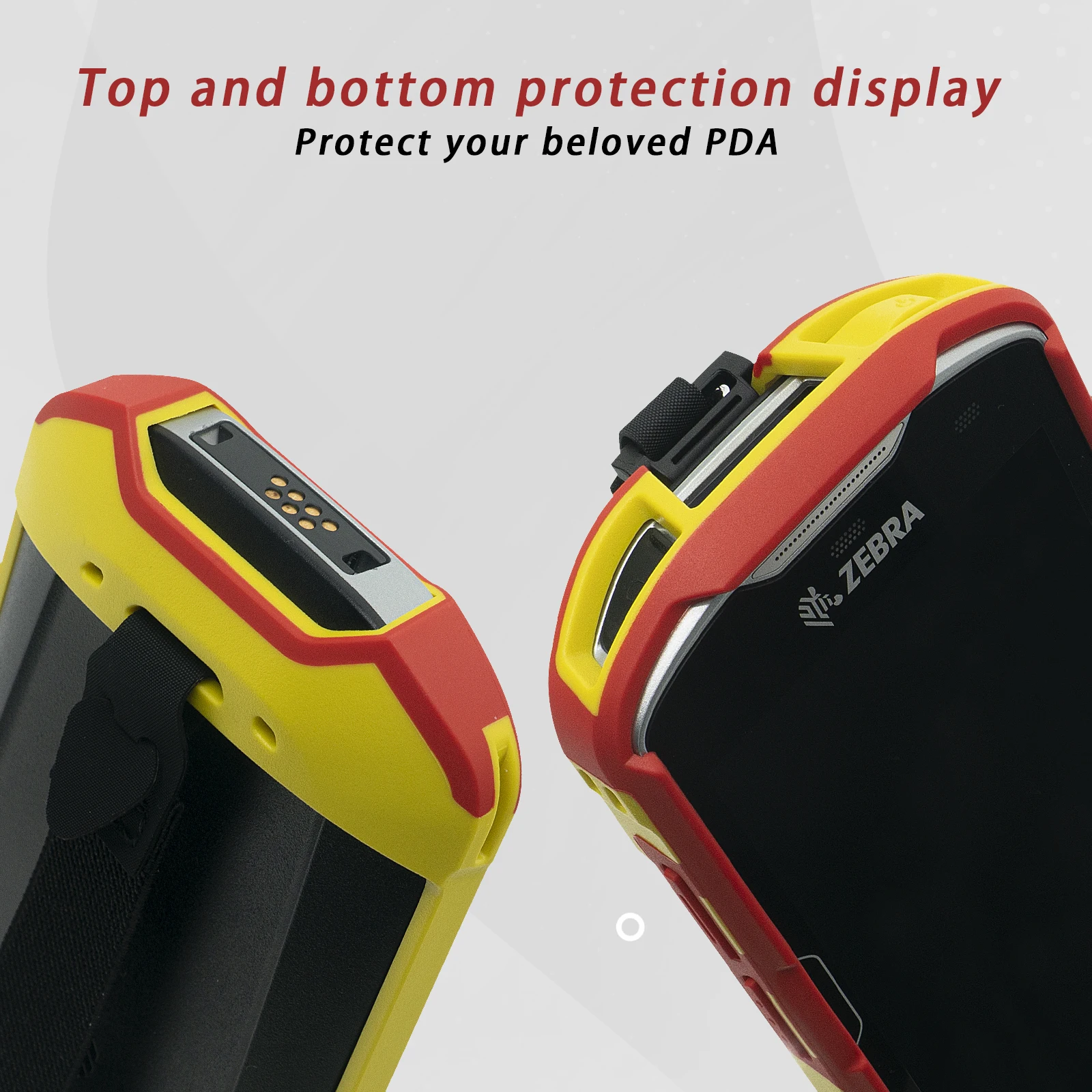 caseroxx Funda TPU para Zebra TC51 / TC52 / TC56 / TC57 con caseroxx Funda TPU para Zebra TC51 / TC52 / TC56 / TC57 con