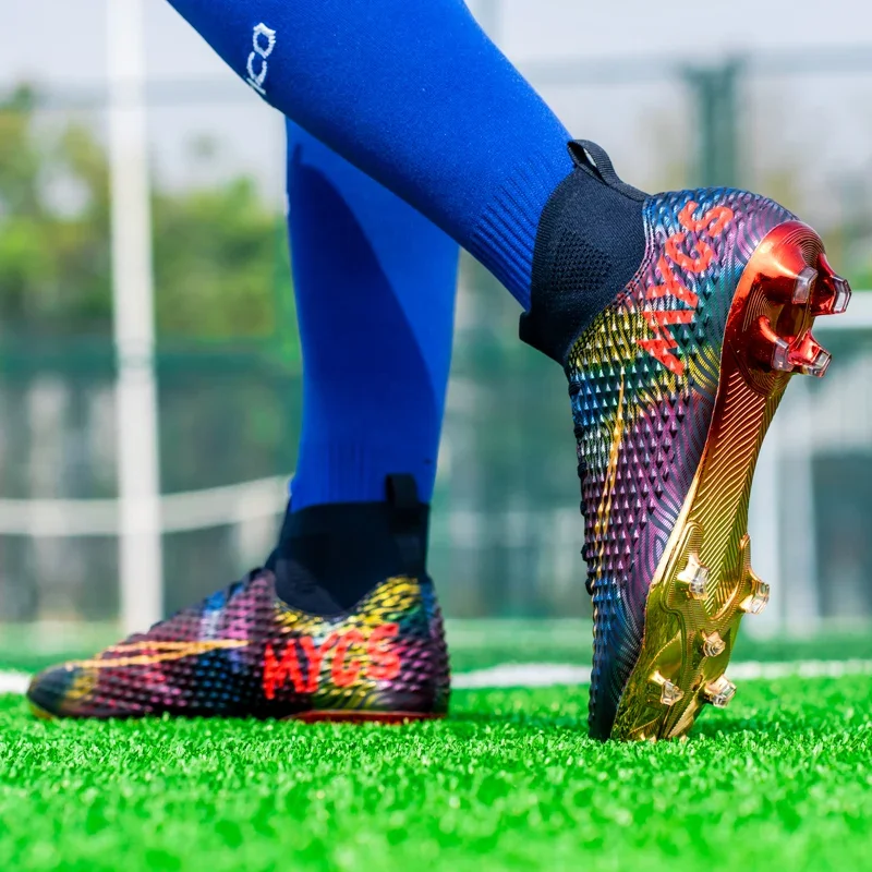 Football Boots TF/FG Training Grass Outdoor Professional Soccer Shoes Men Women Adult Teenager Non-Slip Soccer Cleats Sneakers