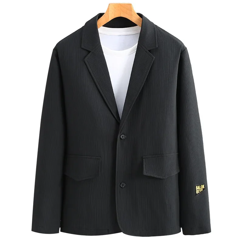 150KG New Men's Suit Coat Spring and Autumn New Fashion Fat Business Clothes Trend Casual Suit Plus Size 11XL 10XL 9XL