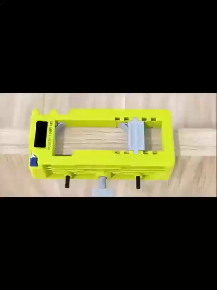 Door Hinge Mortise Jig Kit - Hinge Router Template For 3" To 5" Hinges, Installation Tool - View #6