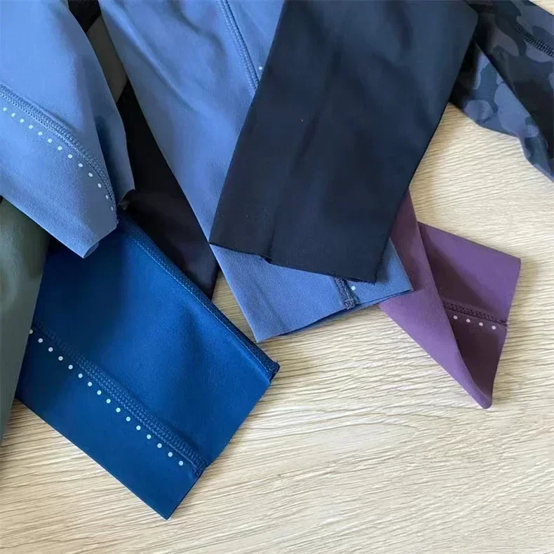 Lemon Sports Yoga Pants Fast and Free High Waist Multi Pocket Tights with Reflective Dots 25