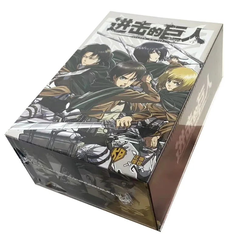 

Genuine Attack on Titan Cards Enthusiastic Animation Collection Card Rare LP Card Metal Cards Limited Card Album Kids Gifts Toys