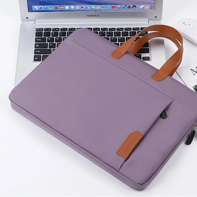 

New Simple Fashion Laptop Bag 13 14 15 Inch Fashion Waterproof Laptop Carrying Bag for Macbook Air Pro 13 14 15 Inch Laptop Bag