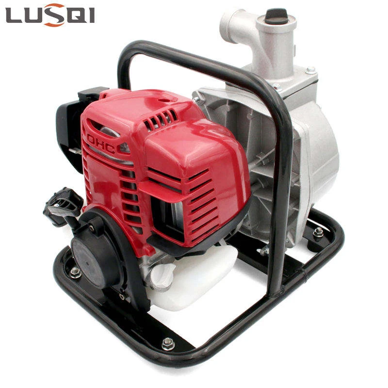 Lusqi Gx35 Gasoline Small Water Pump 1'' 4 Stroke Single Cylinder Petrol Engine For Field