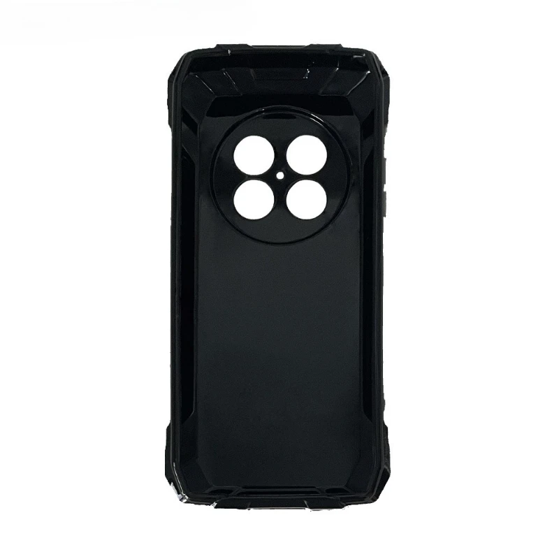 Transparent Black Soft TPU Protective Phone Case - Blackview Rock 2 Series