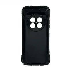 Transparent Black Soft TPU Protective Phone Case - Blackview Rock 2 Series for Blackview Rock 2 (Black)