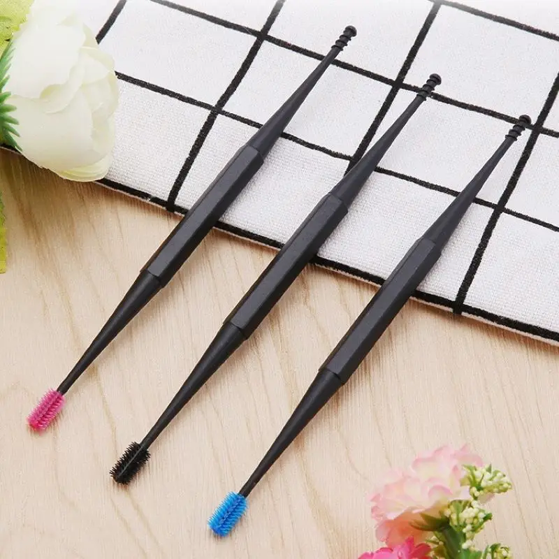 Professional Ear Cleaning Tools Set Good Quality Plastic Ear Wax Removal Supplies 360-degree Spiral Silicone Scoop for Kids