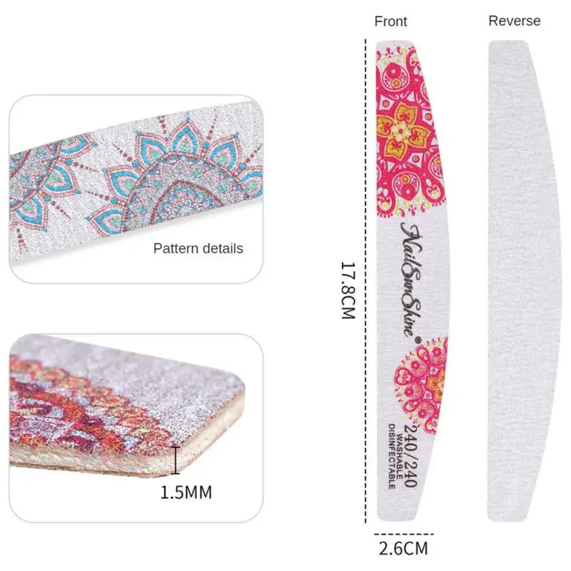 

Shape The Nail Surface Sponge Rubbing Strip Easy Operation Nail Filing Two Sided Use Nail Shaping Nail Sanding Manicure Strip
