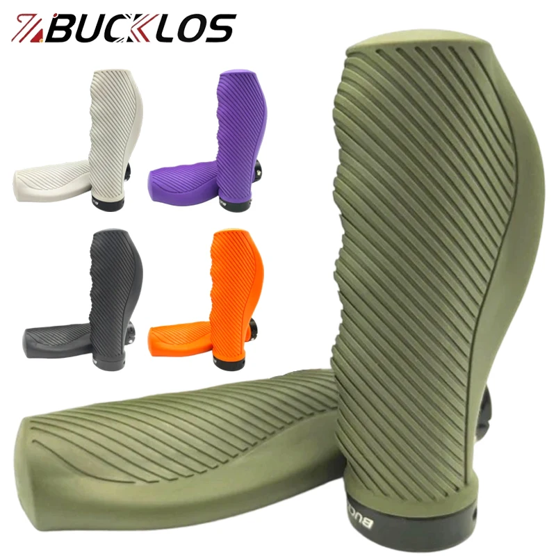 ปลอกแฮนด์จักรยาน BUCKLOS แบบล็อคกันลื่น สำหรับจักรยานเสือภูเขา แฮนด์จักรยานพับได้ แฮนด์จักรยานทรงตัว แฮนด์จักรยาน BMX อุปกรณ์เสริมสำหรับจักรยาน 1