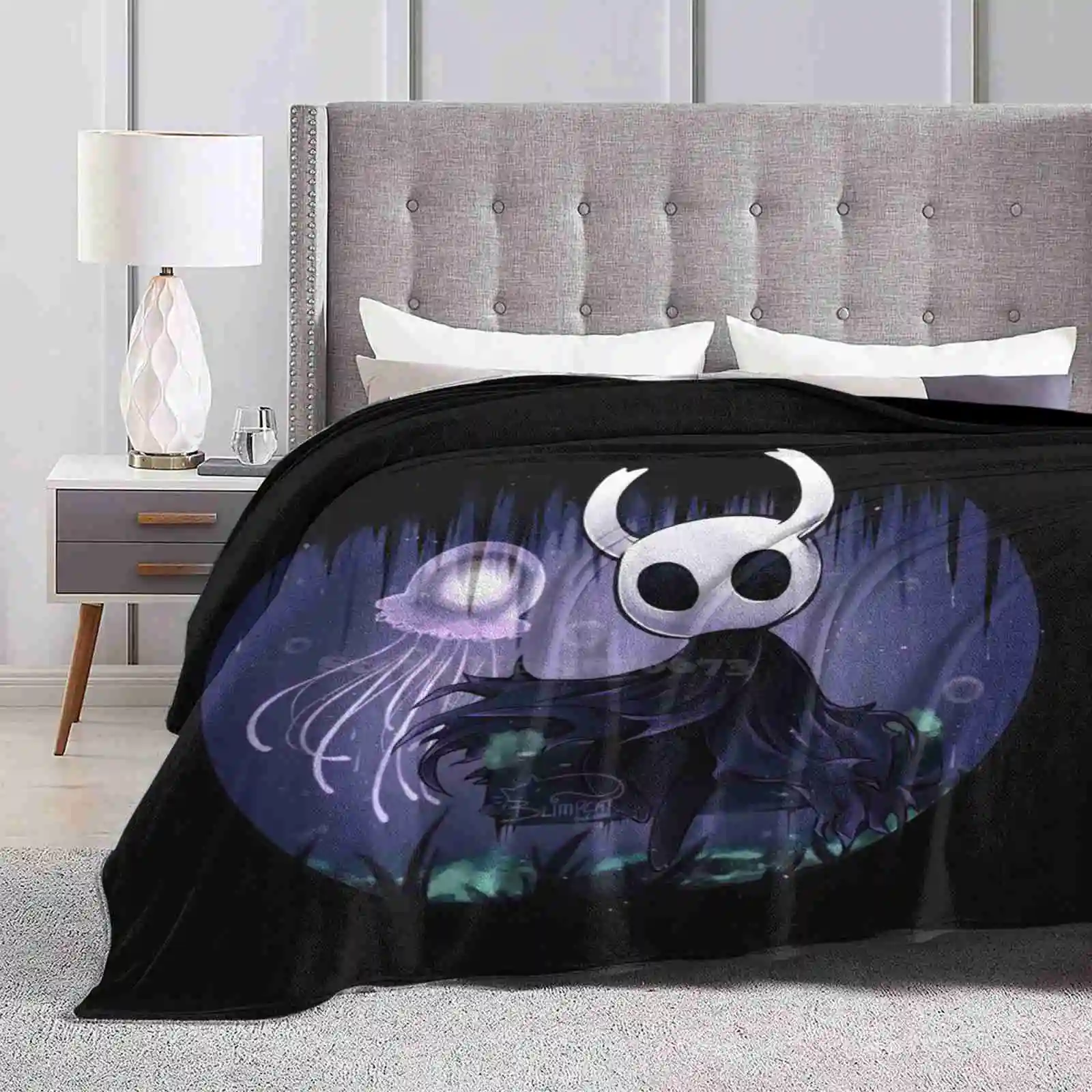 

Hollow Knight Blanket Soft Warm Travel Portable Blanket Hollow Knight Steam Blimpcat Hollowknight