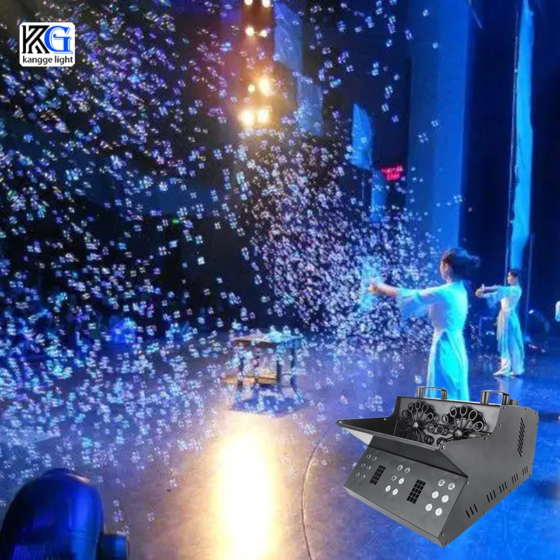 LED 안개 버블 머신, 파티 조명, 웨딩 클럽용, DMX512 스테이지 버블 포그 머신