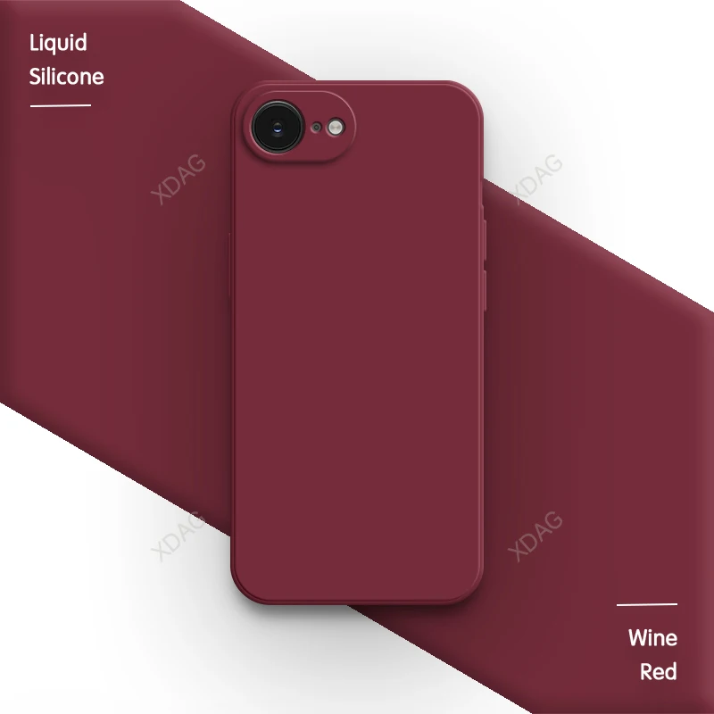 Sleek Silicone Back Cover - Classic Straight Edge Design