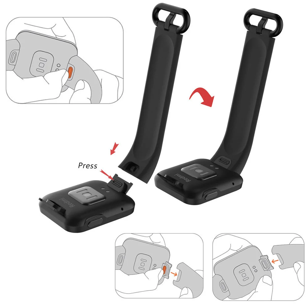 Silicone Sport Strap Wristband Replacement