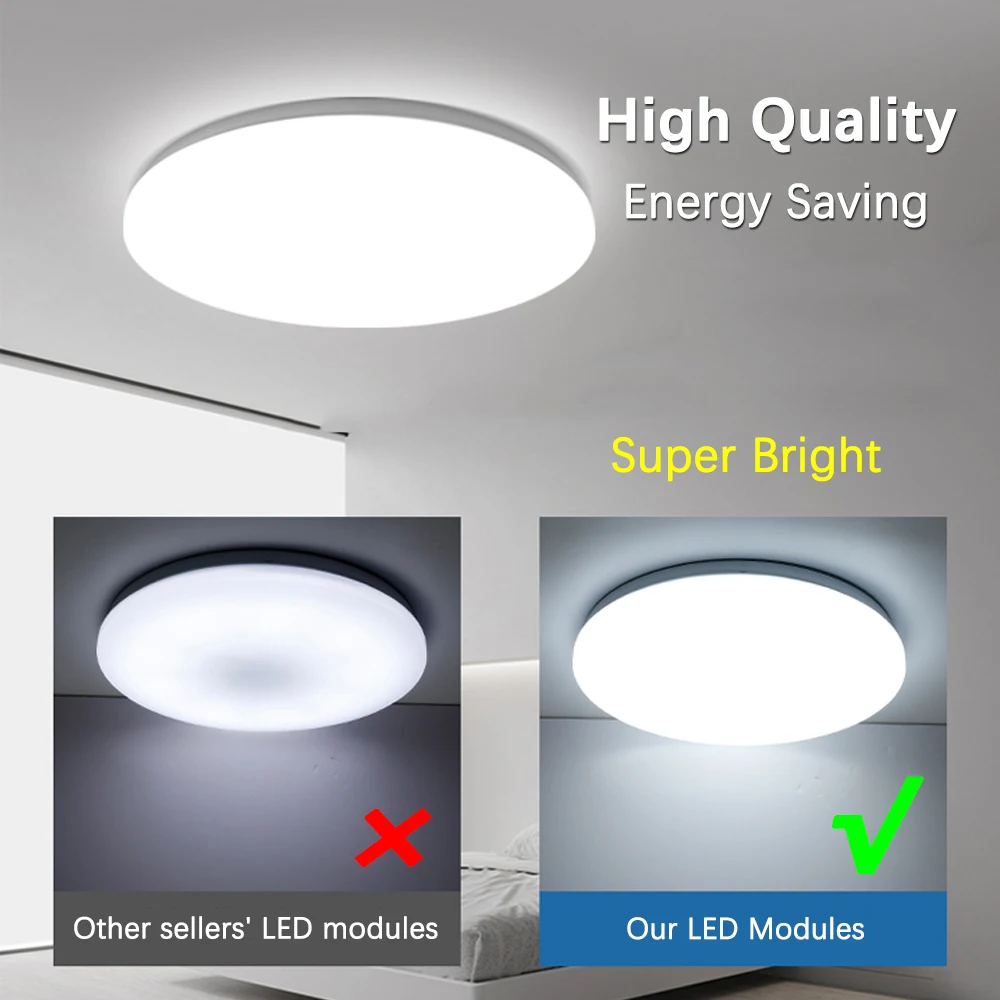 Ceiling Light LED Panel Light 220V-240V Replacement LED Module 12W-100W Energy Saving Round Ring LED Retrofit Board Light Source 3
