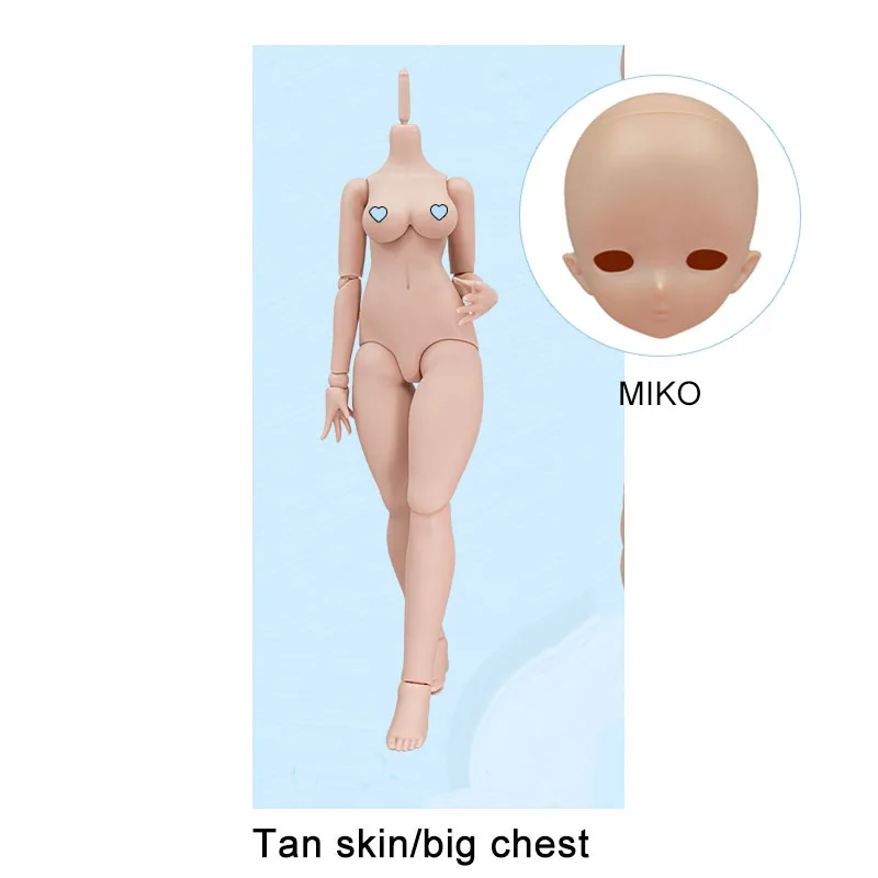 1/4 Doll's Head Part Imomodoll White /Tan Skin Without Makeup Miko Rucy  Accessories - AliExpress