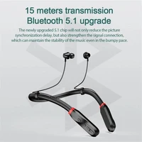 I35 Earphones Bluetooth 5.1 Headphones Sport Earbuds Built-in Mic Neckband Headphone Stereo Earbuds Headset For Running - Image 3