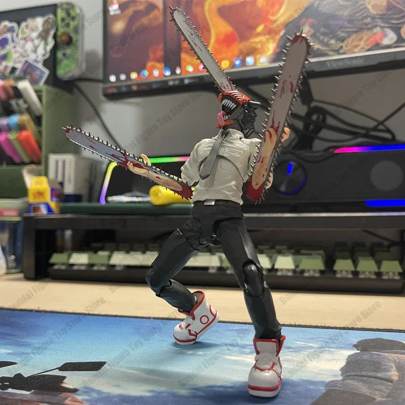 

Оригинальная фигурка бензопилы Bandai S.H. Фигурка Denji аниме модель игрушки подарок кукла коллекция детские игрушки подарок