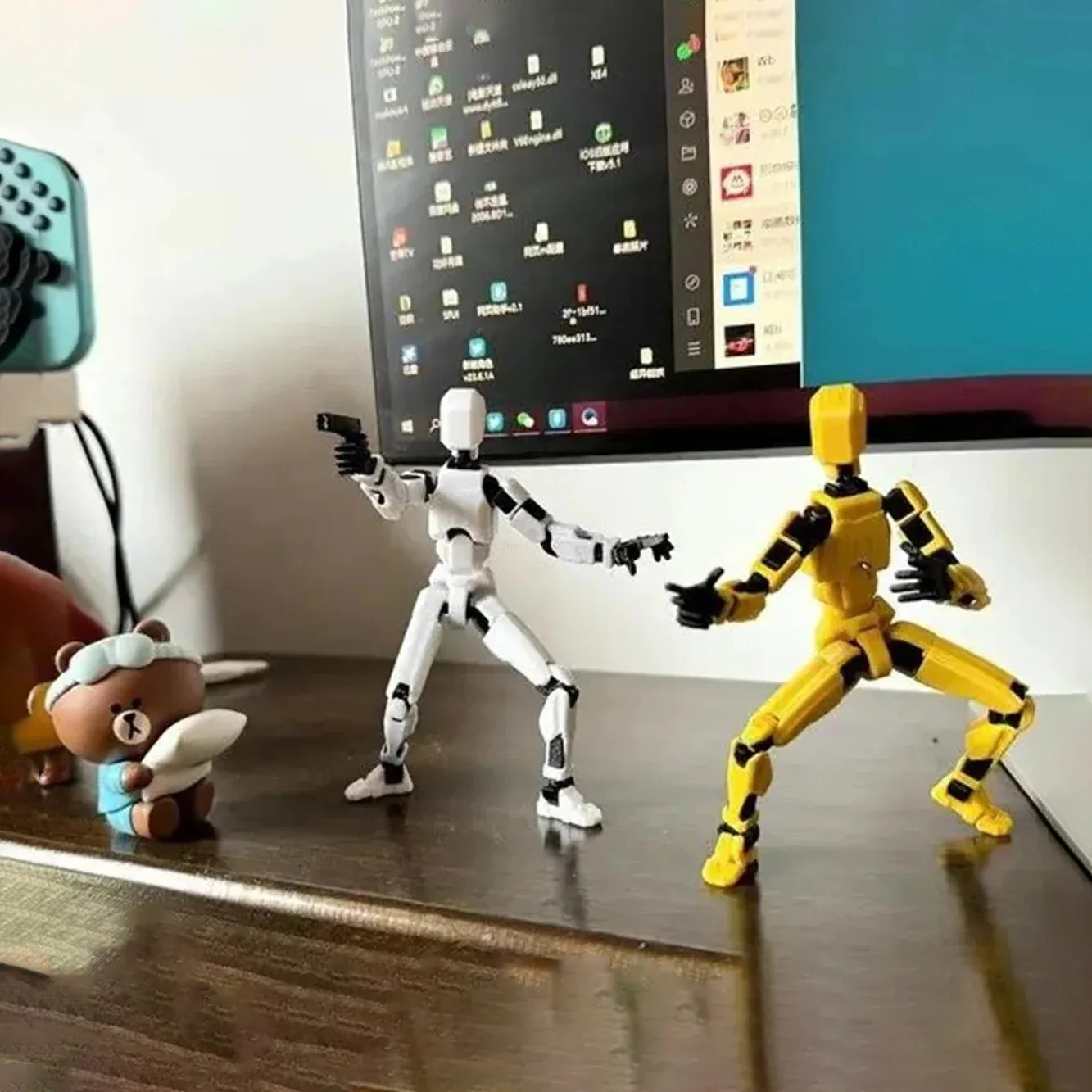 변신로봇 다관절 이동식 로봇 2.0 3D 인쇄 마네킹 장난감, 더미 13 피규어, 어린이 및 성인용 장난감, 부모-어린이 게임 선물