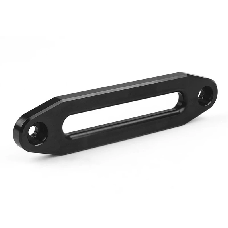 

2 шт. 10 дюймов 12000 DBS лебедка веревка направляющая Hawse алюминиевый Fairlead для внедорожника 4WD веревка Серебряная Веревка направляющая проводка направляющая черная