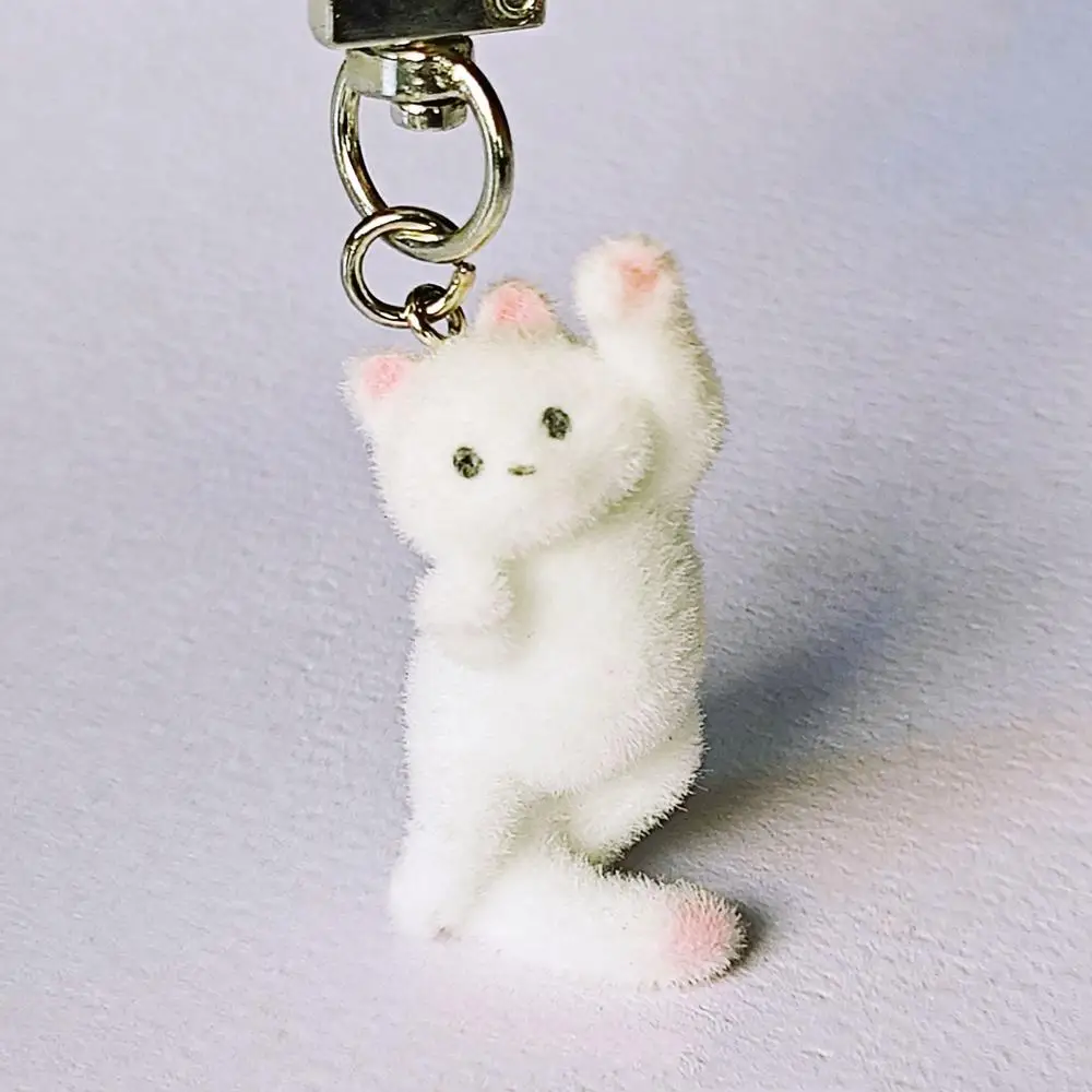 Charming Animal Keychain Collection: 3D Cartoon Resin Doll Pendant