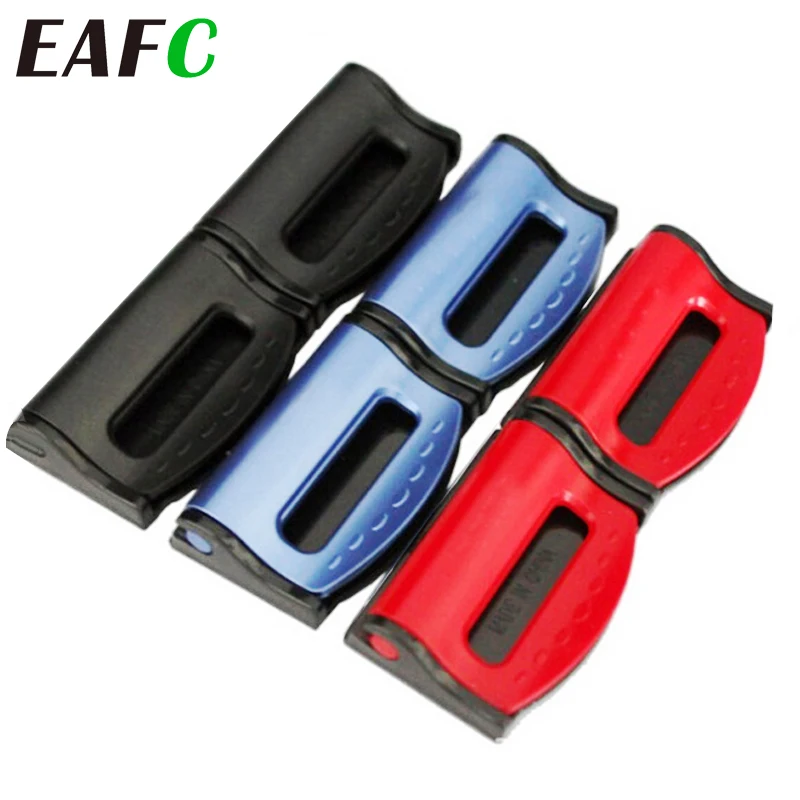 Universal Car Seat Belts Clips Safety Adjustable Auto Stopper Buckle Plastic Clip 4 Colors Interior Accessories Car-styling Seat Belt Clip Seat Belt Protector Seat Belt Stopper Car Seat Belt Accessory 2pcs
