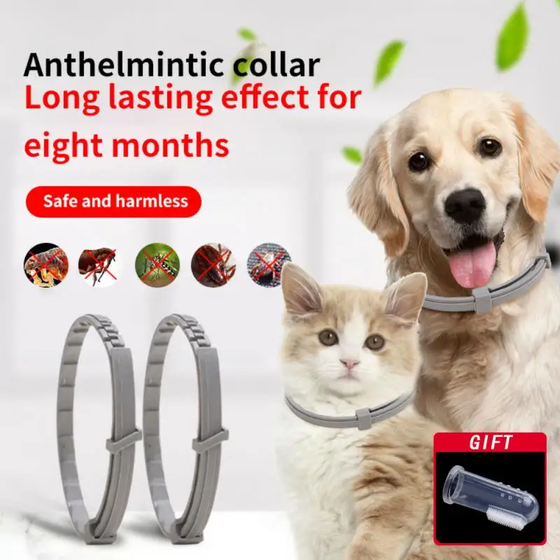 

Pet Dog Cat Collars Veterinary Anti Flea And Tick Collar For Cats Dogs Anti-parasitic Necklace For Large Small Dogs Products