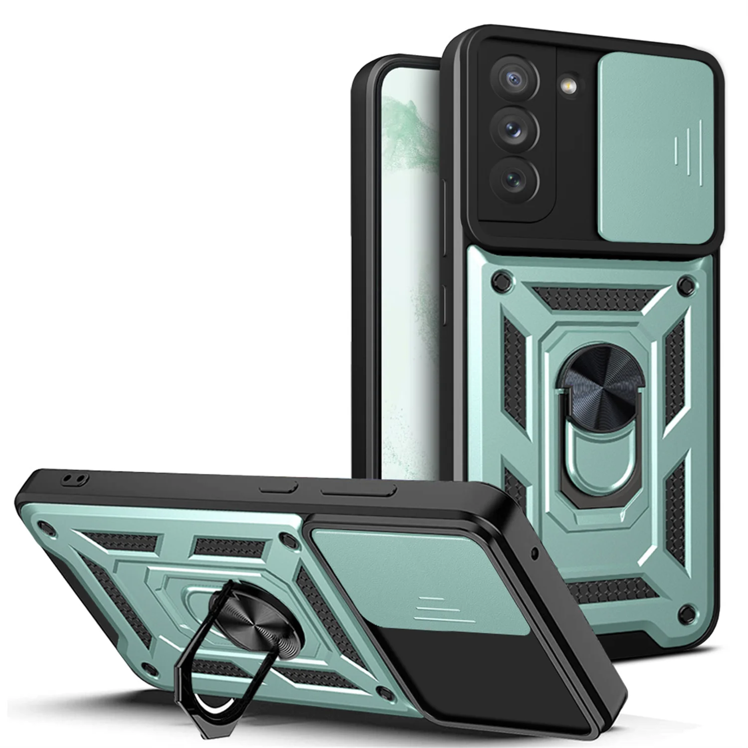 Premium Magnetic Car Phone Holder Case - Shockproof Armor Design