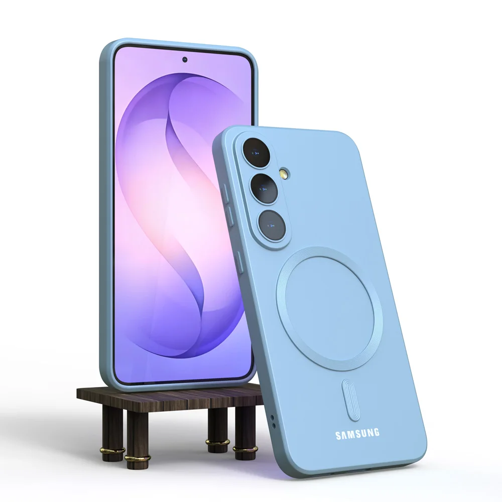 Magnetic Liquid Silicone Phone Case with Magsafe Compatibility