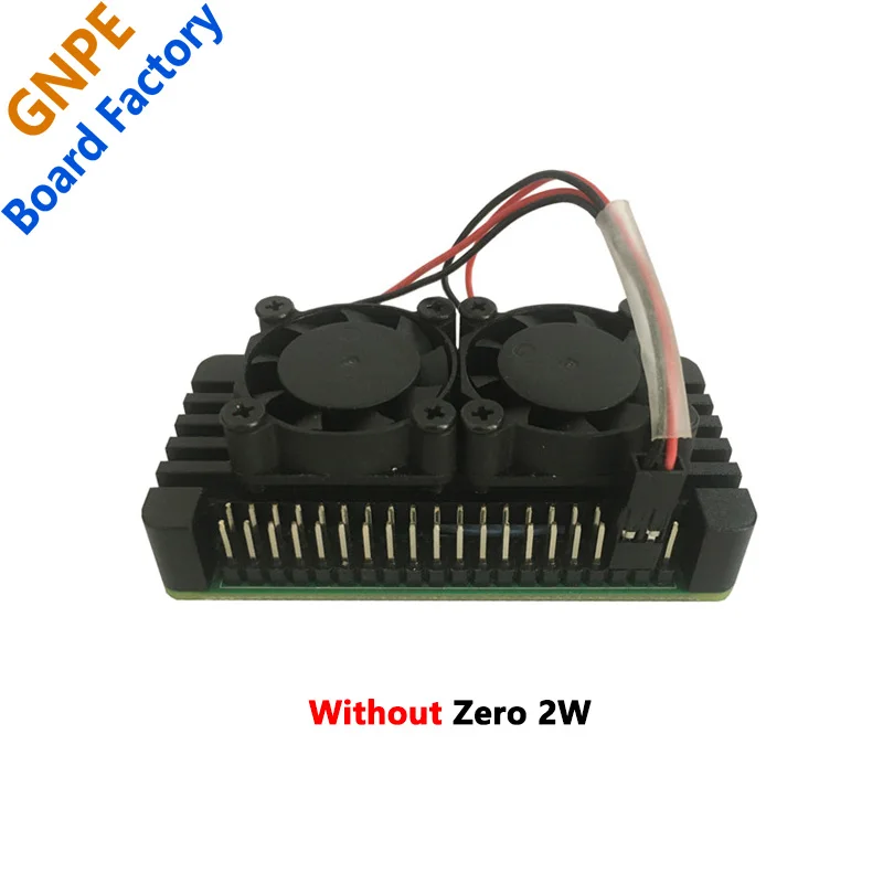 Aluminum Heatsink Case with Dual Fans Cooling System