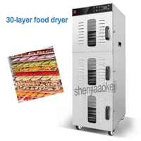 LT-95 Commercial 30-layers Food Dehydrator Stainless Steel Dried Fruit Machine Fruit Vegetable Dehydrated Food Dryer 110V/220V 1