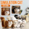 Little Cat Plush Toy Cute Simulation Cat Soft Filling Model Fake Cat Gifts Birthday and Valentine's Day To Children and Girls 1