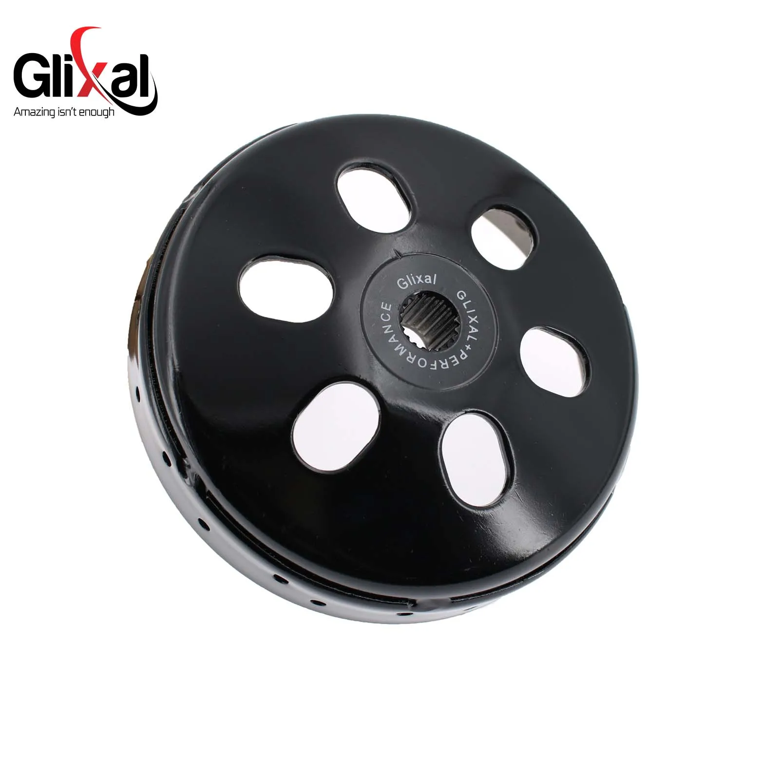 Фото Glixal GY6 125cc 150cc высокая производительность гоночный барабан сцепления для 152QMI 157QMJ двигатель Скутер мопед ATV картинг, черный цвет №2