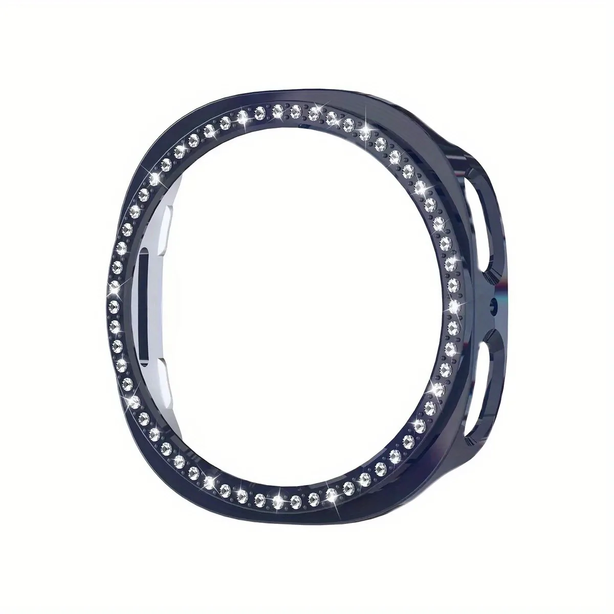 Stylish Diamond Hollow Protective PC Case for Smartwatch - No Glass