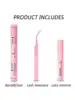 Lash Bond and Seal 10ml Individual Lashes Glue and Seal Super Strong Hold Lash Extension and Lash Glue Remover 5ml Tweezers Kit 2
