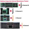 8/4/2 Channels 18650 Lithium Battery Capacity Tester Module MAh MWh 2.4″ LCD Digital Battery Power Detector Module Type-C Port 1