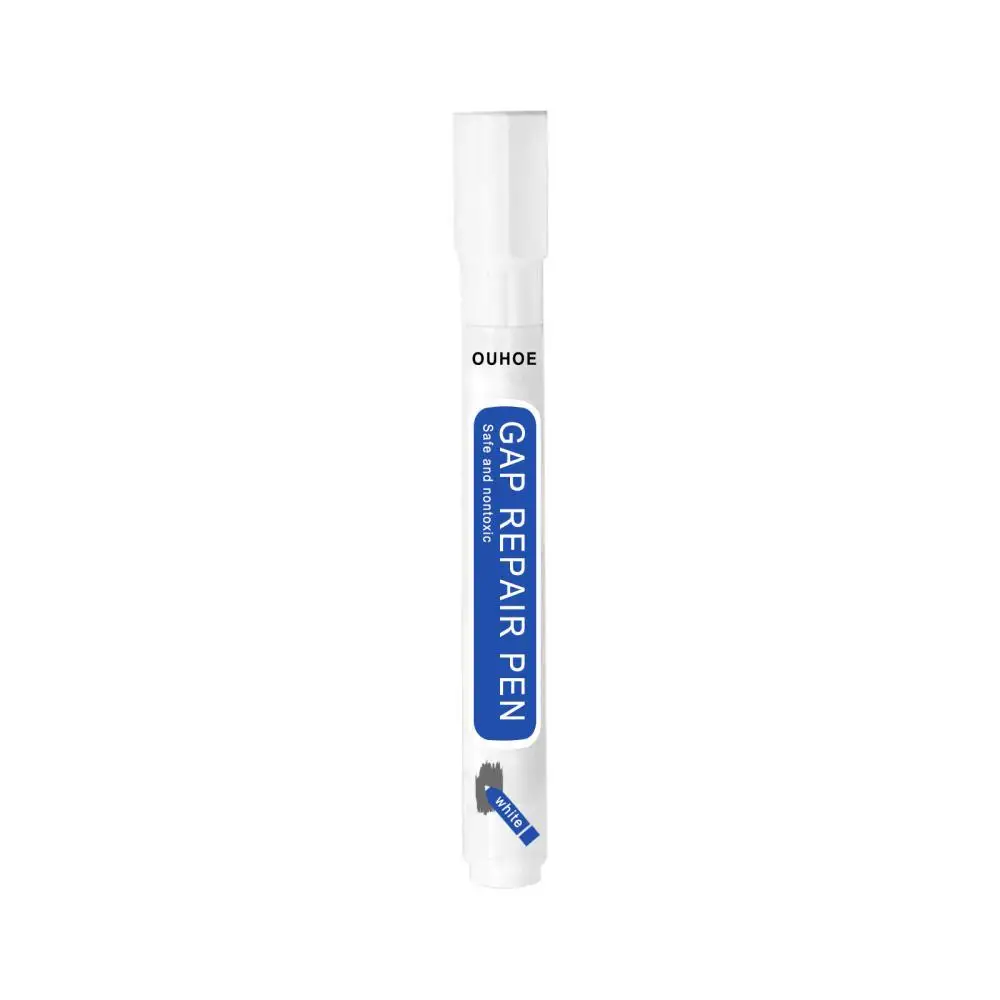 Description Picture 2 of item1Pc Tile Marker Waterproof Grout Pen Repair Marker Wall Seam Pen For Tile Floor Bathroom Quick Dry White Grout Decontamination