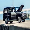 1:32 Alloy Mercedes Benz G65 Suv Pull Back Diecast Car Model With Sound Light Birthday Gift Toy For Children Hot Wheels 2
