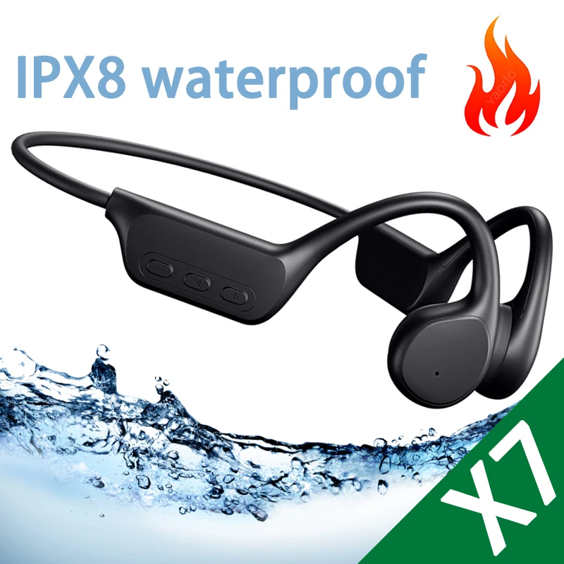 ตัวเลือกสินค้า หูฟังบลูทูธกันน้ำ IPX8 32GB ฟังเพลงใต้น้ำได้