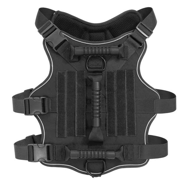 New Tactical Military Vest Pet German Shepherd Golden Retriever Tactical Training Dog Harness for Large Dogs Dog Accessories 5