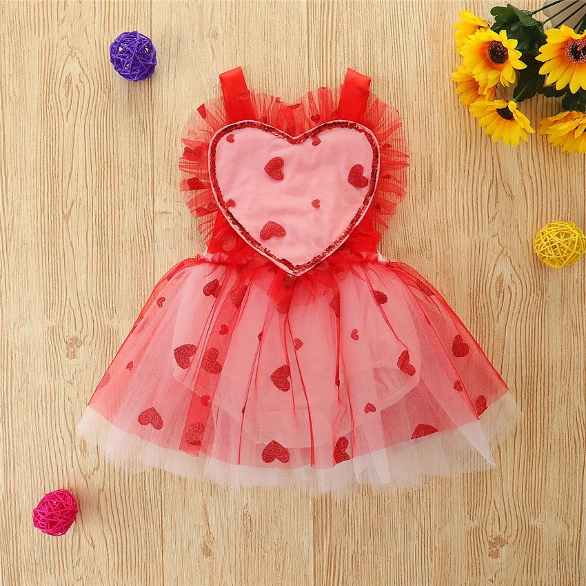 

1-3Y Newborn Dress for Baby Girl Clothes Summe Girls Sequined Princess Dress Kids Sleeveless Children Birthday Party Kids Costu