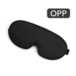 Ultimate Comfort 3D Breathable Sleep Mask - Adjustable & Unisex Blackout Eye Mask (Black)