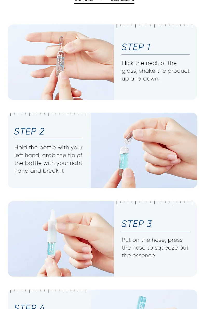 Daily face serum use