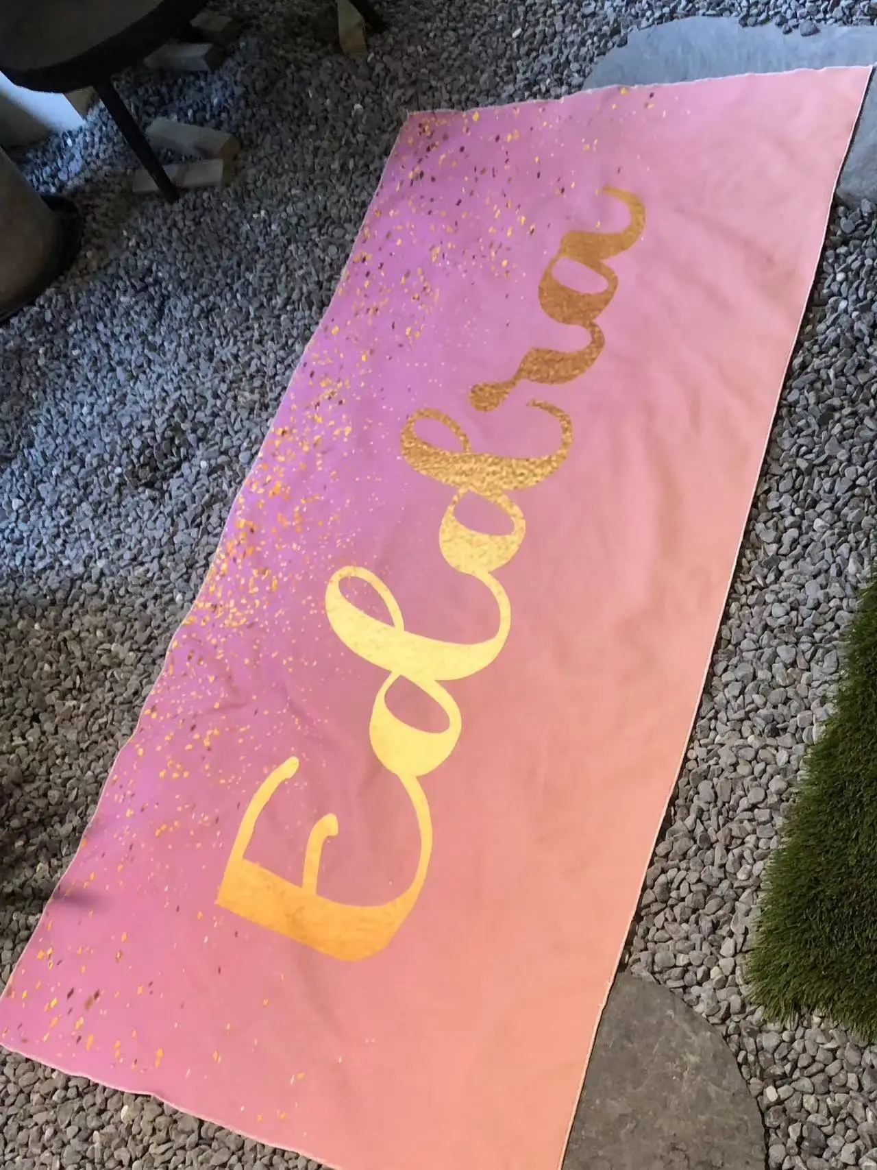 

Custom Bath Beach Towel Birthday Wishes Festival Gift 75x150 Square Delicate Microfiber Outdoor Quick Drying Sequin Bath Towels