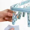 Underwear Hanger Swivel Clothes Hanger Drying Rack With 32 Clips Laundry Clothes Hanger Rotatable Hanger Clothes Drying Racks 6