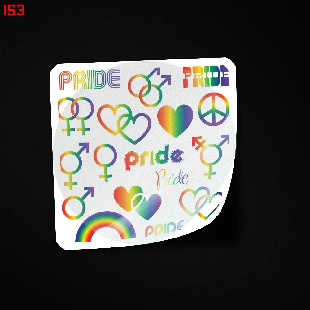 

PRIDE MONTH 00153 Sticker for Laptop Decor Bedroom Car Cute Cartoon Art Fashionable Public Suitcase
