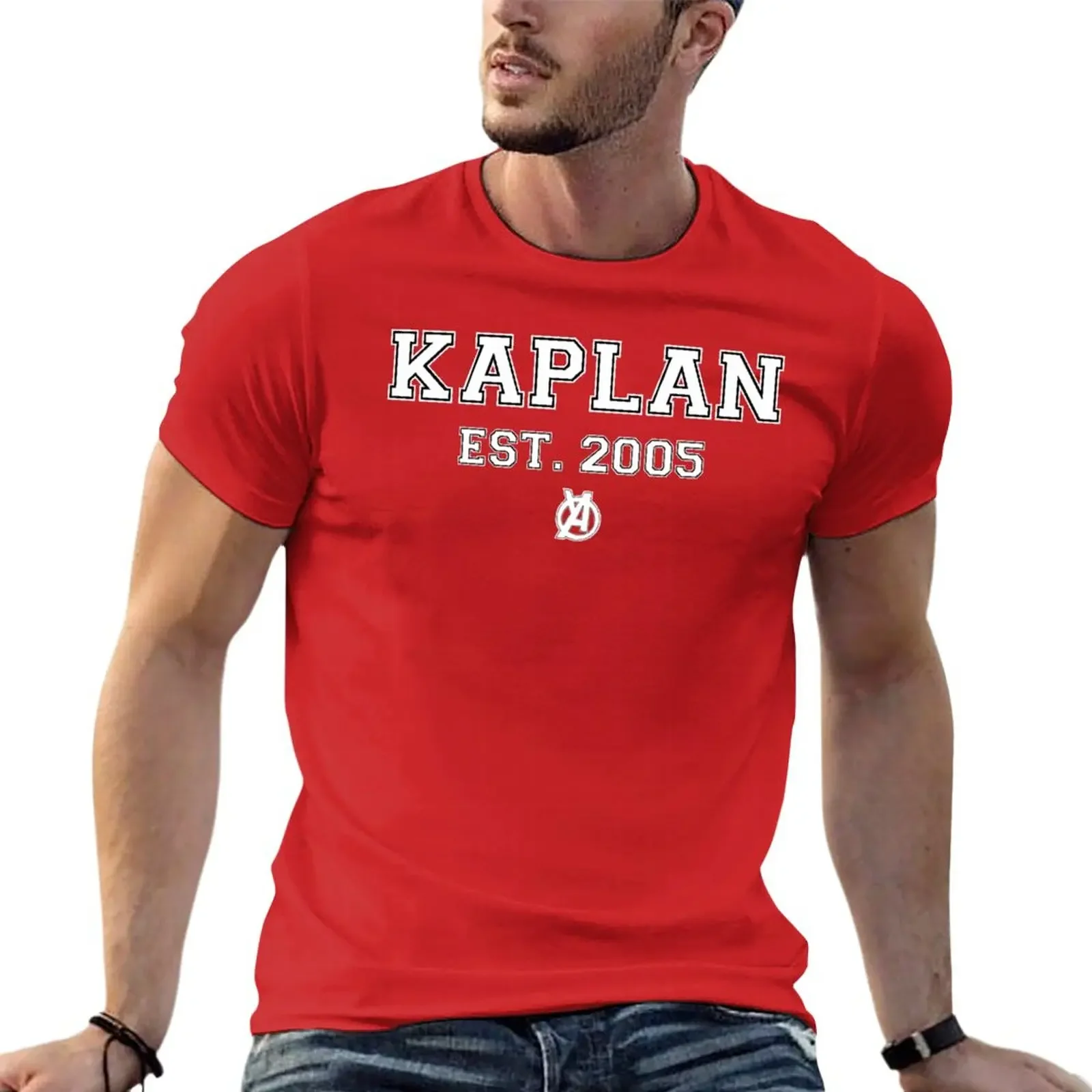 

billy kaplan varsity print T-Shirt kawaii clothes anime mens graphic t-shirts big and tall