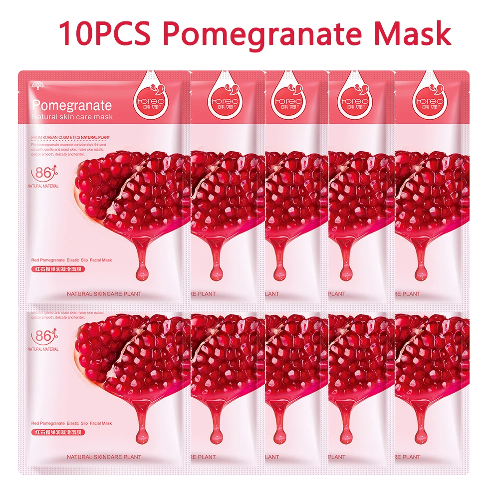 10 قطعة قناع ورقة العناية بالبشرة مصنع قناع الوجه...