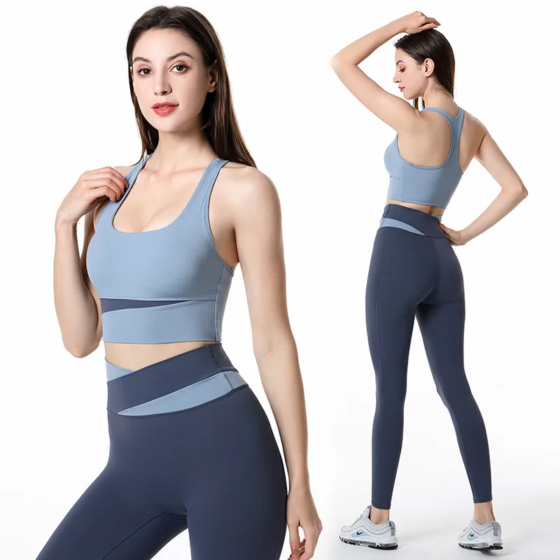 Conjunto De Yoga Trajes de ropa deportiva para mujer Traje deportivo sin  costuras portátil Artículos deportivos elásticos Likrtyny Para Estrenar