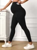 New Spring Autumn Pregnant Women Waist Support High Waist Hip Lift Slim Fit leggings for Comfortable Nude Feel Sports Tight Fit 2