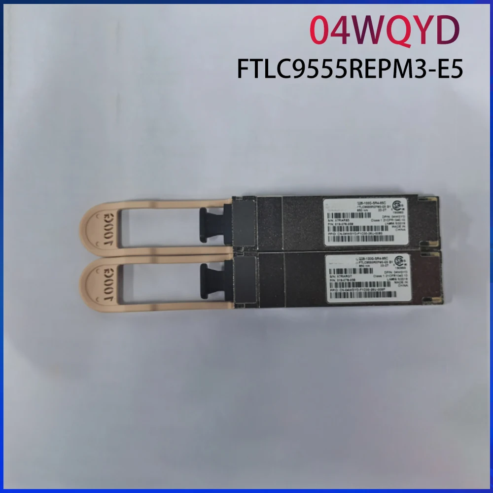 

FTLC9555REPM3-E5 Q28-100G-SR4-85C For Dellemc 04WQYD Multimode 850nm Optical Module